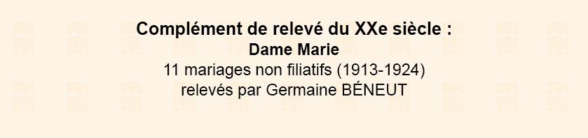 information du cercle