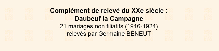 information du cercle