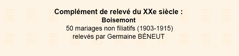 information du cercle