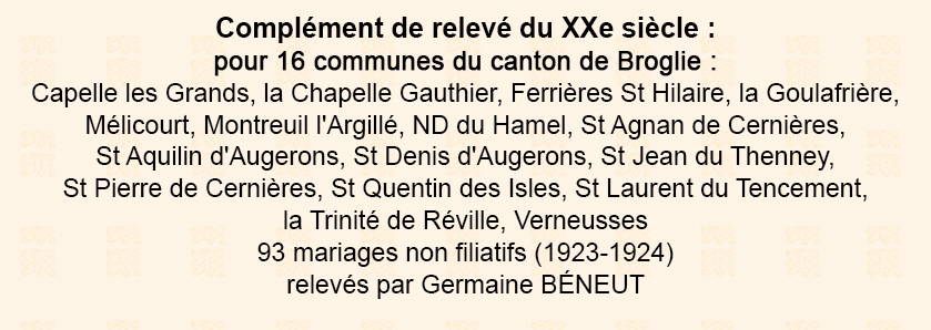 information du cercle