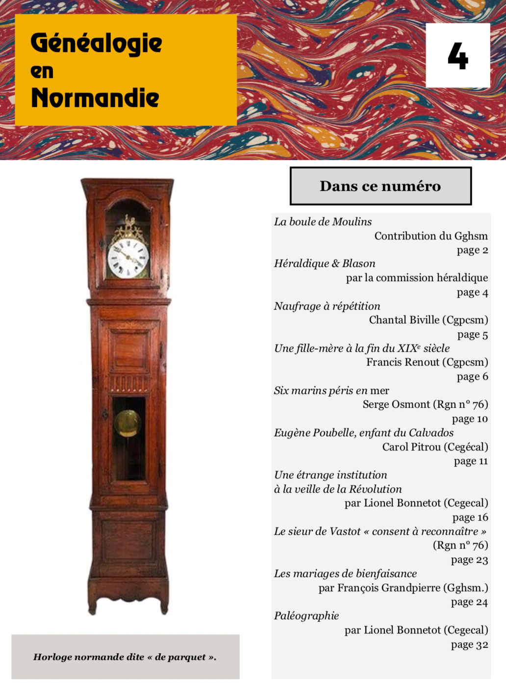 sommaire de la revue